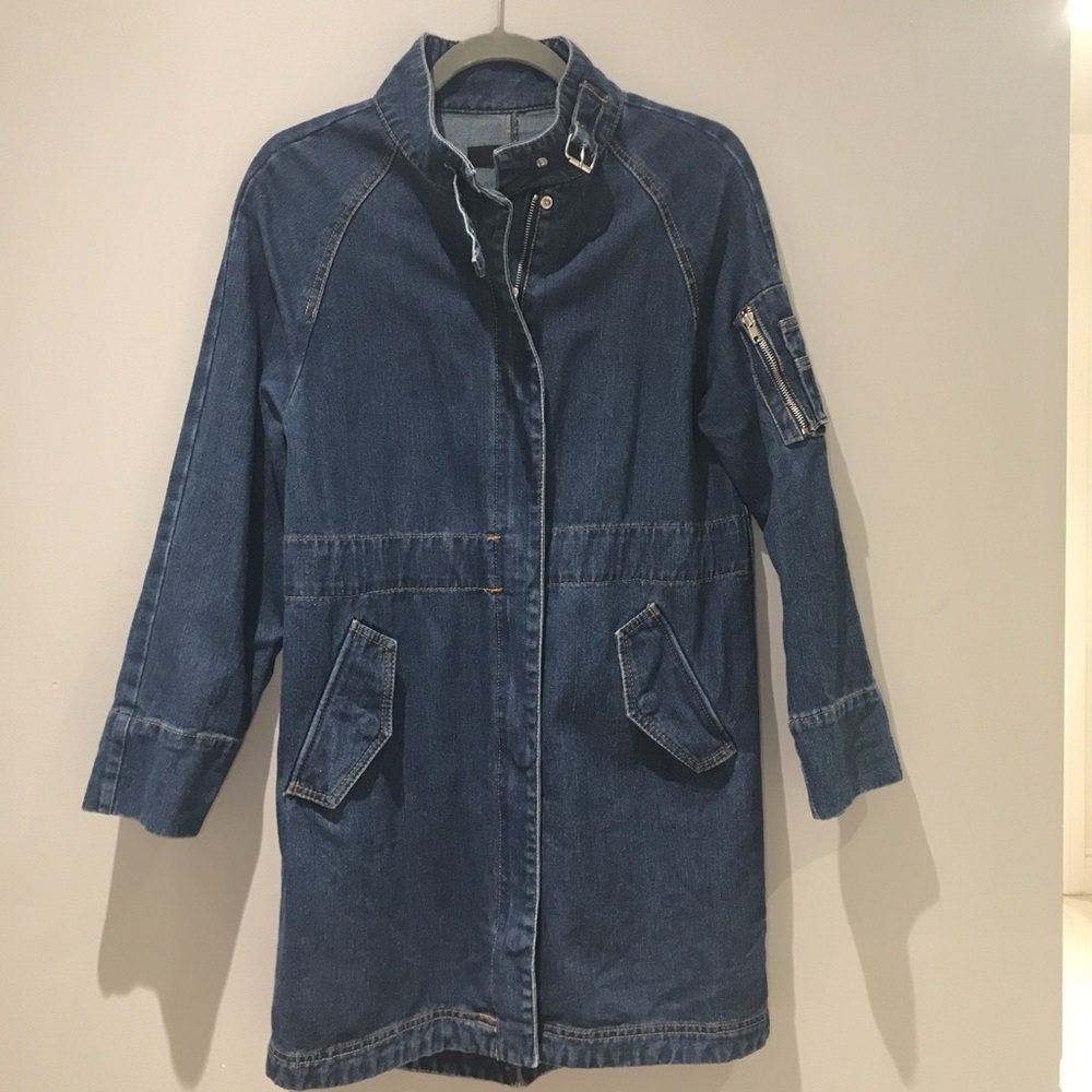 LONGLINE DENIM JACKET